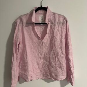 Calypso Light Pink 100% Linen Tunic